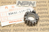 NOS Honda SL70 K0-K1 XL70 K0-1976 Main Shaft Second 2nd Gear 16T 23431-118-305