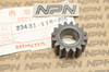 NOS Honda SL70 K0-K1 XL70 K0-1976 Main Shaft Second 2nd Gear 16T 23431-118-305