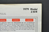 Vintage 1979 Honda Z50 R Motorcycle Dealer Set Up Instruction Manual