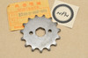 NOS Honda CT70 XL80 XR70 Front Drive Chain Sprocket 15T 23800-098-000