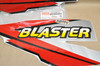 NOS Yamaha YFS200 Blaster Red Rear Fender Decal Emblem Sticker Set 3JM-2165B-10