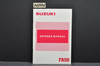 Vintage Suzuki FA50 Moped Motorcycle Owners Manual 1985 Print Date