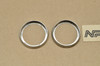 Vtg OEM Yamaha 1973-75 RD350 Fork Ear Cover Upper Guide Ring Qty 2 2R-82311-50