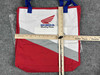 Vintage NOS Honda Racing Team Tote Bag Motorcycle Wing Logo Nylon Red White USA