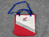 Vintage NOS Honda Racing Team Tote Bag Motorcycle Wing Logo Nylon Red White USA