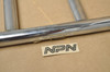 NOS Yamaha XS360 Rear Chrome Luggage Rack Black Trim Stripe ACC-11110-92-01