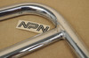 NOS Yamaha XS360 Rear Chrome Luggage Rack Black Trim Stripe ACC-11110-92-01
