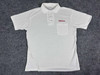 Vintage Honda Motorcycle Polo Shirt Mens Small White 80s 90s Spellout Logo