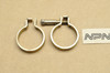 Vtg OEM Yamaha 1969-70 DS6 Carburetor Intake Clamp Clip Band Qty2 246-14127-00