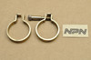 Vtg OEM Yamaha 1969-70 DS6 Carburetor Intake Clamp Clip Band Qty2 246-14127-00