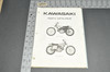 VTG 1970 Kawasaki F81 M 250 Motorcycle Parts Manual Catalog Book Guide OEM