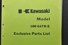 VTG 1974 Kawasaki G4TR E 100 Motorcycle Parts Manual Catalog Book Guide OEM
