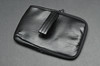 Vintage Kawasaki Motorcycle Tool Pouch Bag OEM Black Vinyl YKK Zipper Case Japan