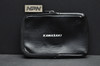 Vintage Kawasaki Motorcycle Tool Pouch Bag OEM Black Vinyl YKK Zipper Case Japan