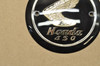 Vtg Honda CB450 K0 Black Bomber Fuel Gas Tank Left Emblem Badge 87122-292-010