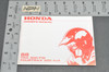 Vintage NOS 1988 Honda Fourtrax 300 TRX300 FW Owners Manual ATV OEM