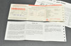 VTG NOS 1972 Yamaha G7S Motorcycle Owners Service Manual 1st Ed + Warranty Card