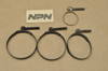 Vintage OEM Yamaha RD250 RD350 RD400 Tube Pipe Clamp Band Lot
