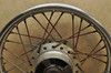 Vintage OEM Honda 1977 XL75 Rear Wheel Rim Hub Spoke Assembly 42701-118-013