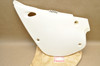 NOS Kawasaki 1996-97 KX100 KX80 White Left Side Cover Panel 36001-1476-6F