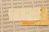 NOS Honda 1976 CR250 M Elsinore Side Cover Emblem Decal Sticker 87203-381-770