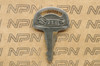 NOS Suzuki Motorcycle Ignition Lock Double Groove Key # 256