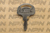 NOS Suzuki Motorcycle Ignition Lock Double Groove Key # 129