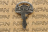 NOS Suzuki Motorcycle Ignition Lock Double Groove Key # 114