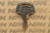 NOS Suzuki Motorcycle Ignition Lock Double Groove Key # 443
