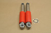 Vtg OEM Honda C100 CA100 C102 CA102 Scarlet Red Rear Shock Absorber Set 52400-001-020 C