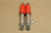 Vtg OEM Honda C100 CA100 C102 CA102 Scarlet Red Rear Shock Absorber Set 52400-001-020 C