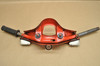 Vtg OEM Honda C100 C102 CM91 Handlebar w/ Turn Signal Red 53100-001-050