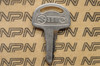 NOS Suzuki Motorcycle Ignition Lock Double Groove Key # 350