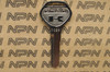 NOS Kawasaki Ignition Lock Double Groove Key Blank # 1028