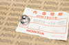 NOS Honda C70 CB250 CB750 CMX250 GL1500 NT650 VT600 Cap Nut 90208-438-000