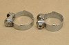 Vtg OEM Honda CB400 CB450 CB550 CM400 CM450 CX500 CX650 Muffler Clamp Set 18375-413-000