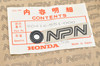 NOS Honda CB360 CB500 FL250 MT250 TL250 XL350 XL75 XR200 Washer 90416-551-000