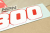 NOS Honda 1991-93 TRX300 FW Fourtrax Side Emblem Decal Sticker 87121-HC5-970 ZB