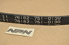 NOS Honda H3011 H3013 HT-R3009 HT-R3811 V-Belt (SB-51) 76182-751-013