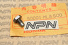 NOS Honda 1987 GL1200 Gold Wing Final Gear Shaft Lock Bolt 90001-ML8-600