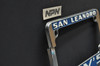 Vintage San Leandro Jay's Motorcycle License Plate Frame Diecast CA Dealer