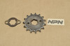 Vtg OEM Honda CL125 A SL175 SS125 Drive Chain Sprocket 15T & Retainer 23801-230-000