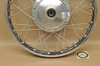 Vtg OEM Honda CL125 A SS125 A Front Wheel Rim Hub Spoke Assembly 44701-243-000
