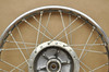 Vtg OEM Honda CL125 A SS125 A Front Wheel Rim Hub Spoke Assembly 44701-243-000