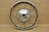 Vtg OEM Honda CL125 A SS125 A Front Wheel Rim Hub Spoke Assembly 44701-243-000