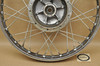 Vtg OEM Honda CL125 A SS125 A Front Wheel Rim Hub Spoke Assembly 44701-243-000