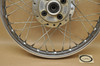 Vtg OEM Honda CL125 A SS125 A Rear Wheel Rim Hub Spoke Assembly 42701-243-000