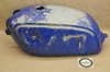 Vtg OEM Honda CA175 K0 CD175 K0 Early Seamless Fuel Gas Tank Blue 17500-237-671