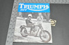 Vintage NOS 1964 Triumph Motorcycle Dealer Spec Brochure Sales Catalog Manual