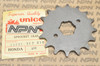 NOS Honda SL350 K1-K2 Unico Front Drive Sprocket 16T 23801-312-010